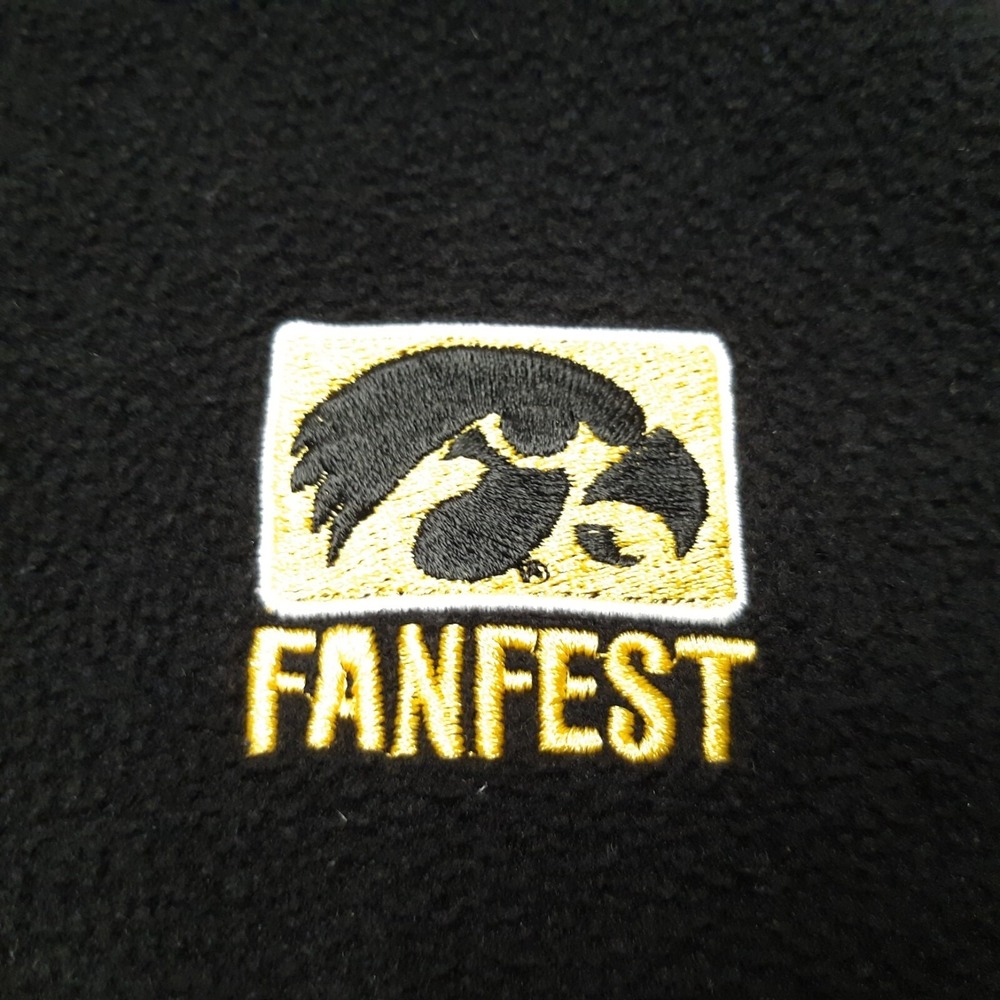Timberline Colorado Sweatshirt Mens Large Black Fanfest Fleece Pullover Hawkeyes - Picture 10 of 16